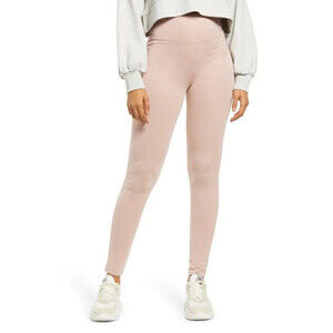 BP. Women's High Rise Leggings In Pink Adobe Size S